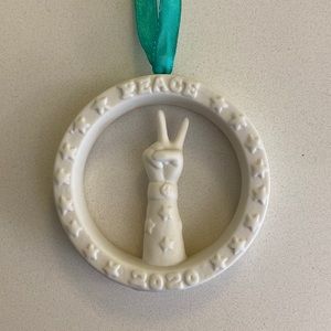 Jonathan Adler Peace Hand Ornament